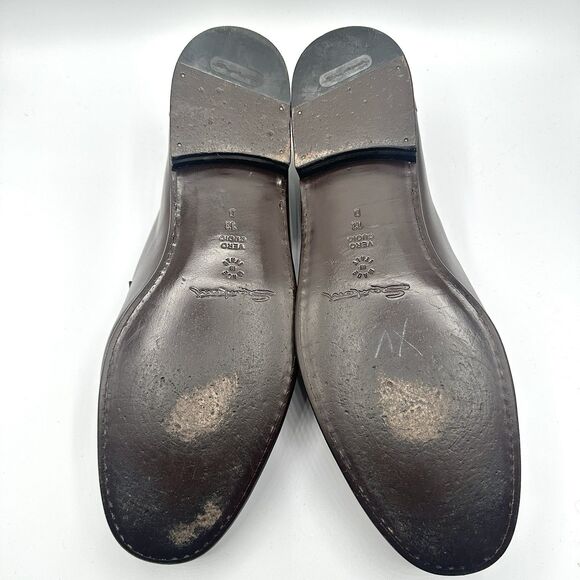 Santoni Dress Loafers 13D Dark Brown Leather Penny Luxury Business Made In Italy main image 14